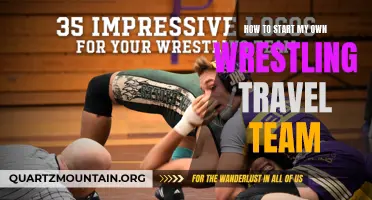 Creating Your Own Wrestling Travel Team: A Step-by-Step Guide to Getting Started