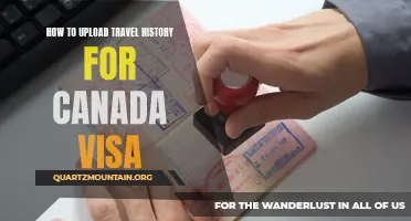A Guide on Uploading Travel History for Canada Visa Application