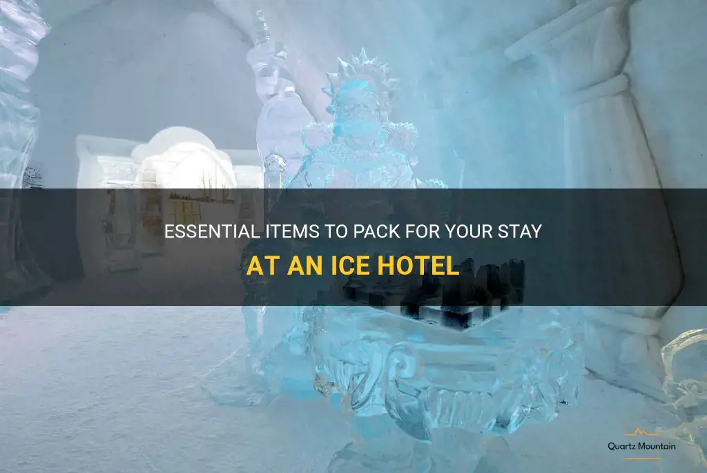 ice hotel what to pack