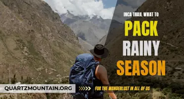 Inca Trail Rainy Season: Essential Packing Tips to Tackle the Elements
