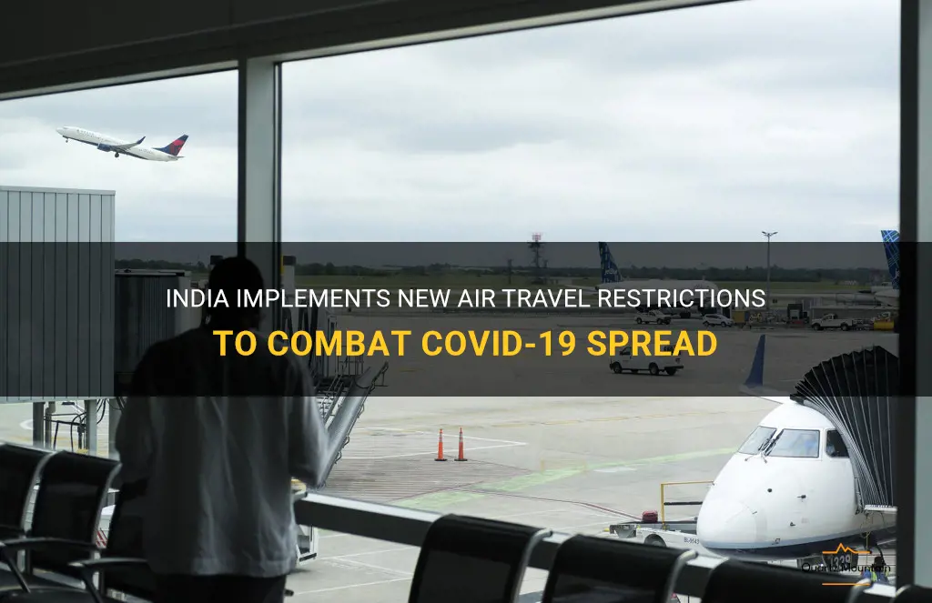 india air travel restriction
