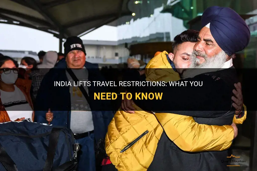 india drops travel restrictions