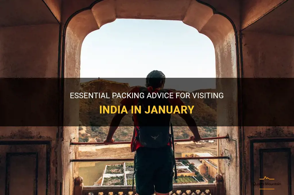 india in january what to pack