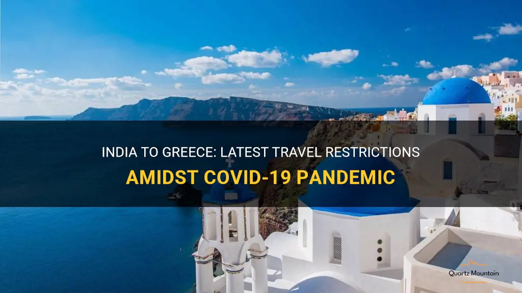 india to greece travel restrictions