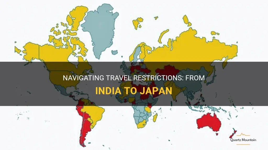 india to japan travel restrictions