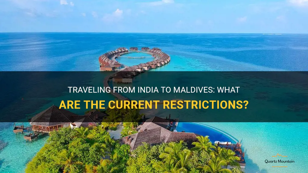 india to maldives travel restrictions