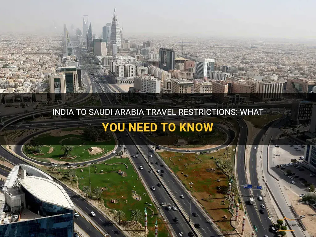india to saudi arabia travel restrictions