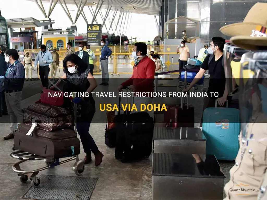 india to usa via doha travel restrictions