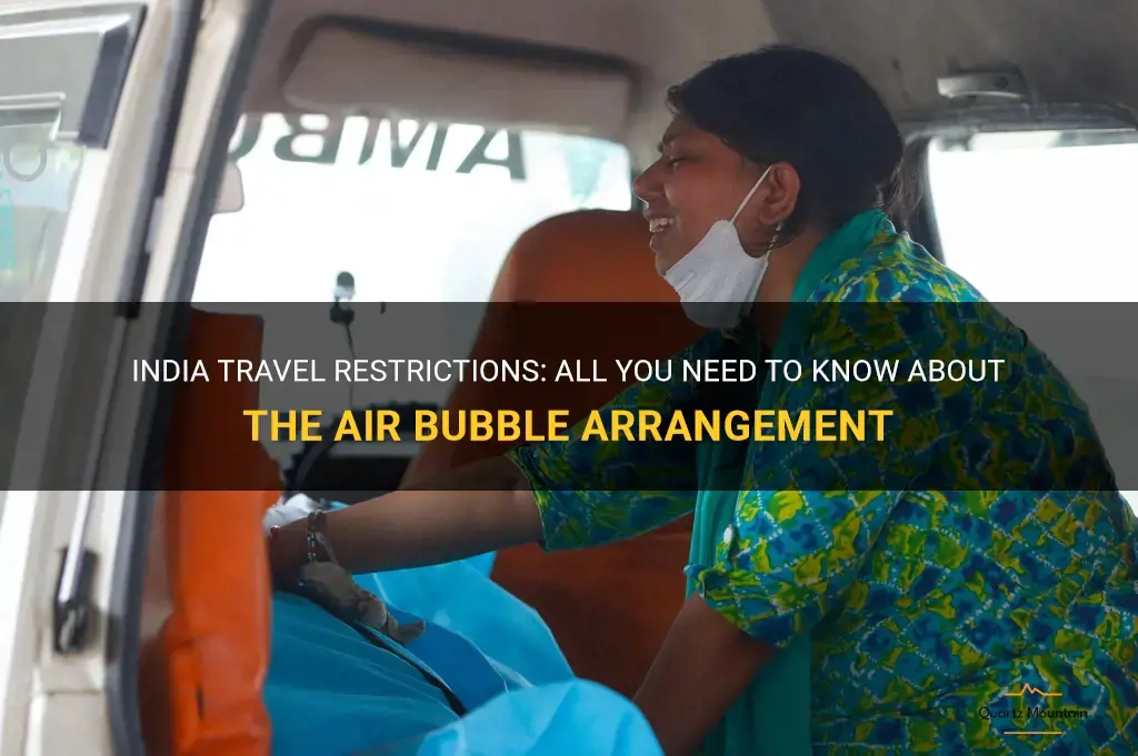 india travel restrictions air bubble