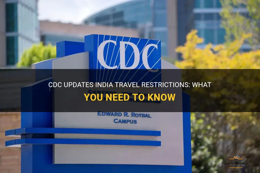 india travel restrictions cdc