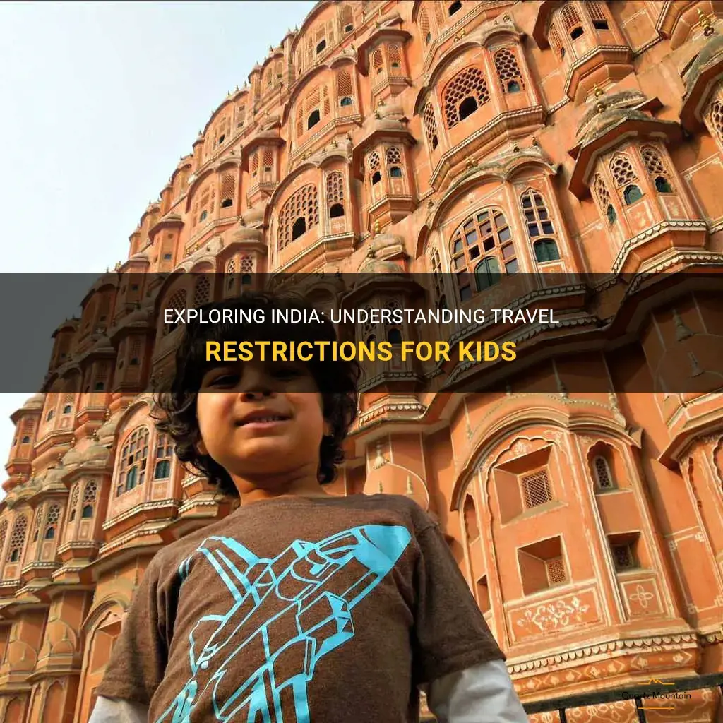 india travel restrictions for kids