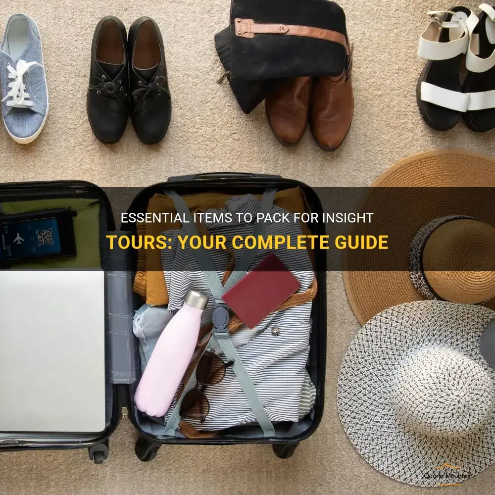 insight tours what to pack
