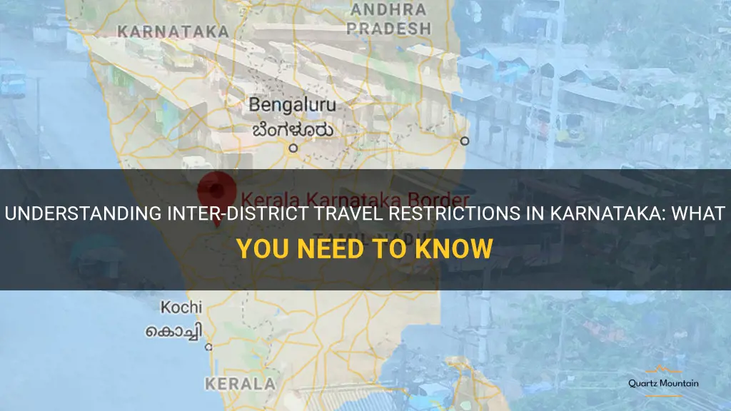 inter district travel restrictions in karnataka