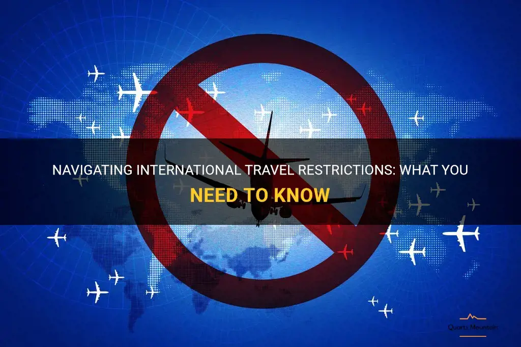 internatinal travel restrictions