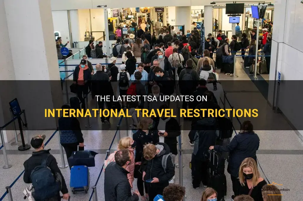 internation travel restrictions tsa