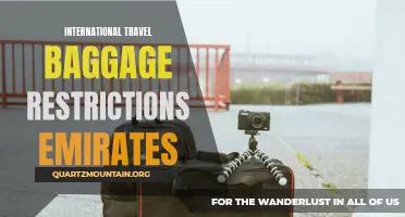 Exploring the Emirates: Navigating International Travel Baggage Restrictions