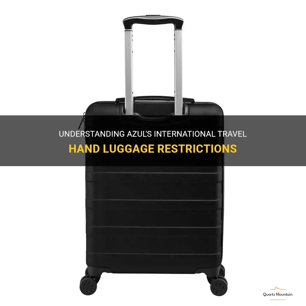 international travel hand luggage restrictions azul