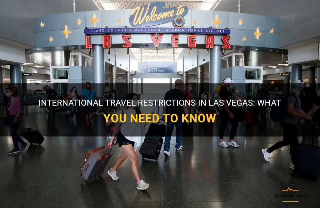 international travel restrictions las vegas