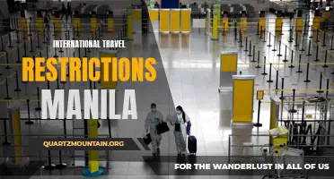 The Latest on International Travel Restrictions in Manila: What You Need to Know