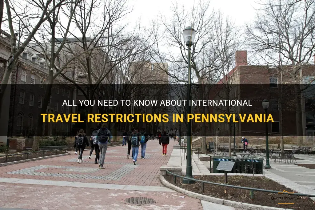 international travel restrictions pennsylvania