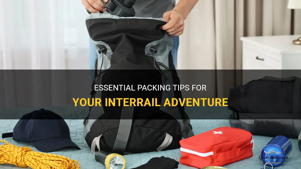 interrail what to pack