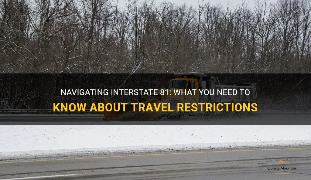 interstate 81 travel restrictions