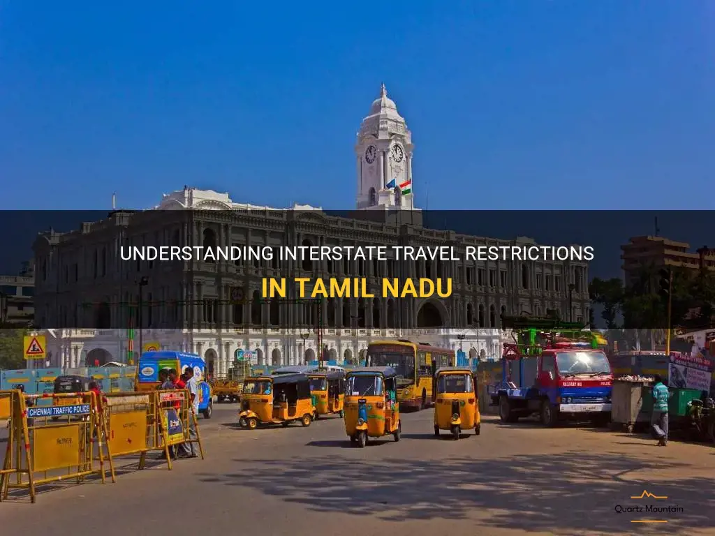interstate travel restrictions tamil nadu