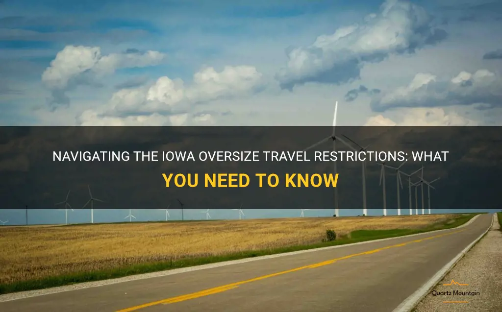 iowa oversize travel restrictions