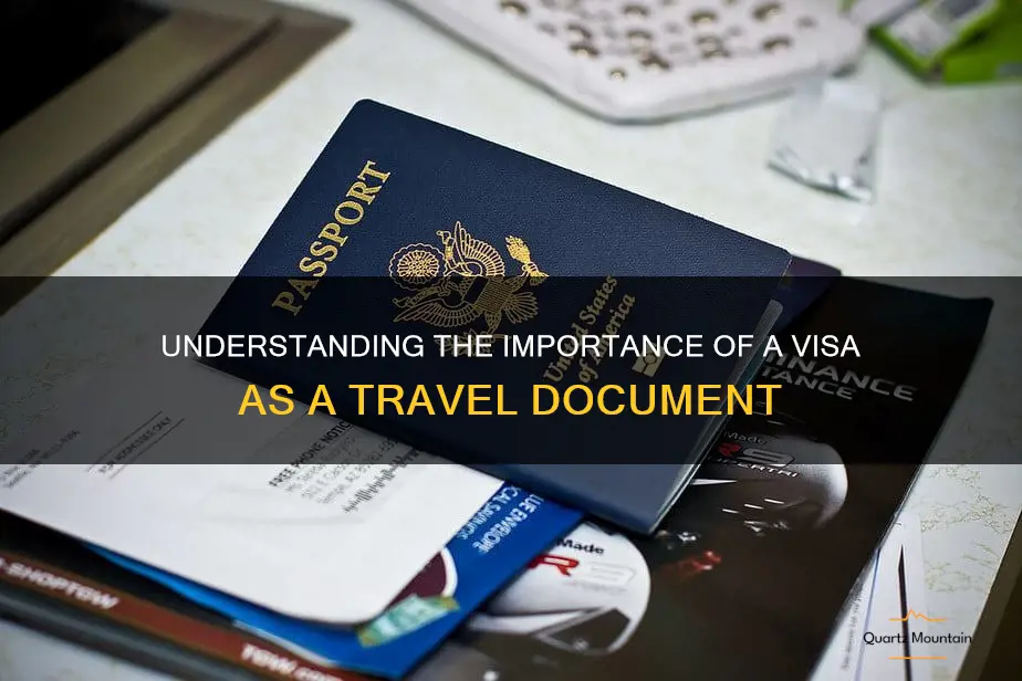 is a visa considered a travel document