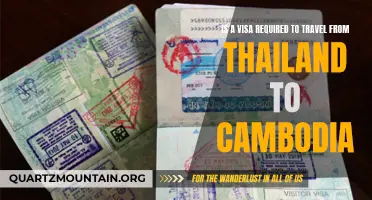 Understanding the Visa Requirements for Traveling from Thailand to Cambodia