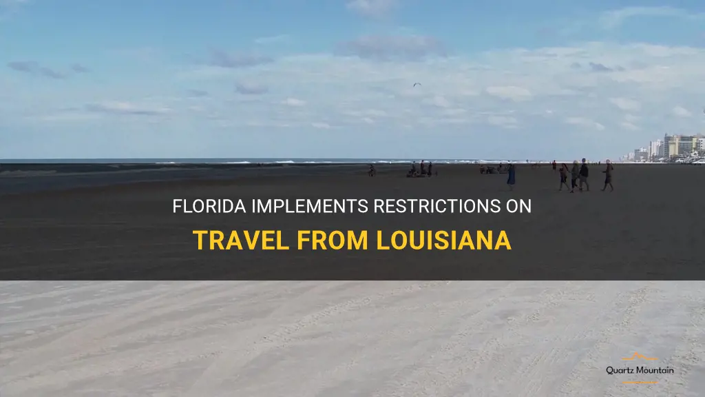 is florida restricting travel from louisiana