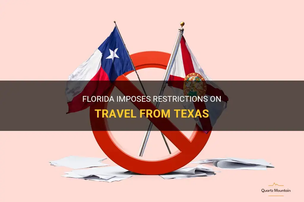 is florida restricting travel from texas