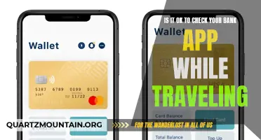 Is It Acceptable to Check Your Bank App While Traveling?