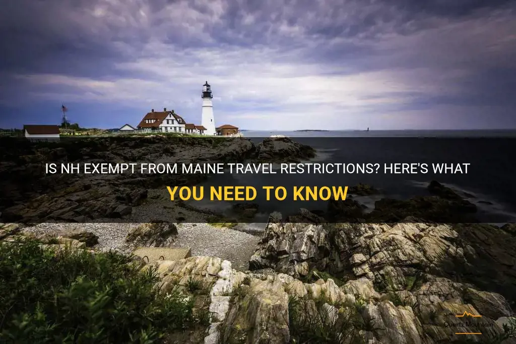 is nh exempt from maine travel restrictions