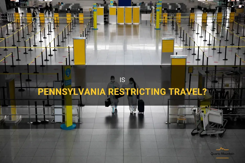 is pa restricting travel