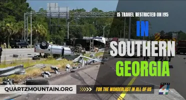 Exploring Travel Restrictions on I-95 in Southern Georgia: What You Need to Know