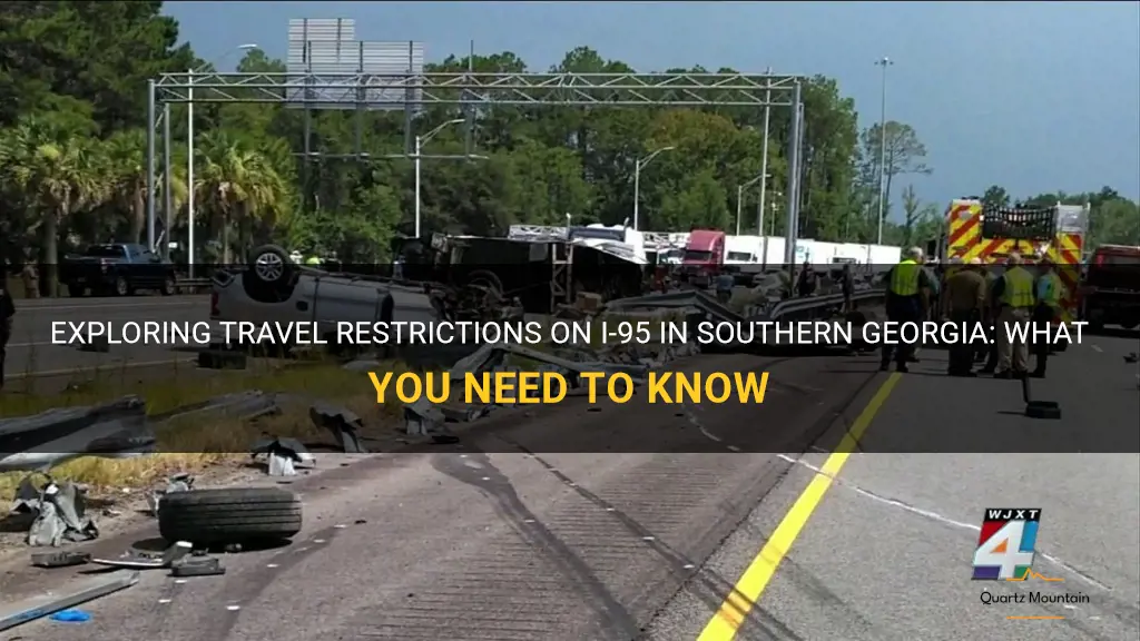 is travel restricted on i95 in southern georgia