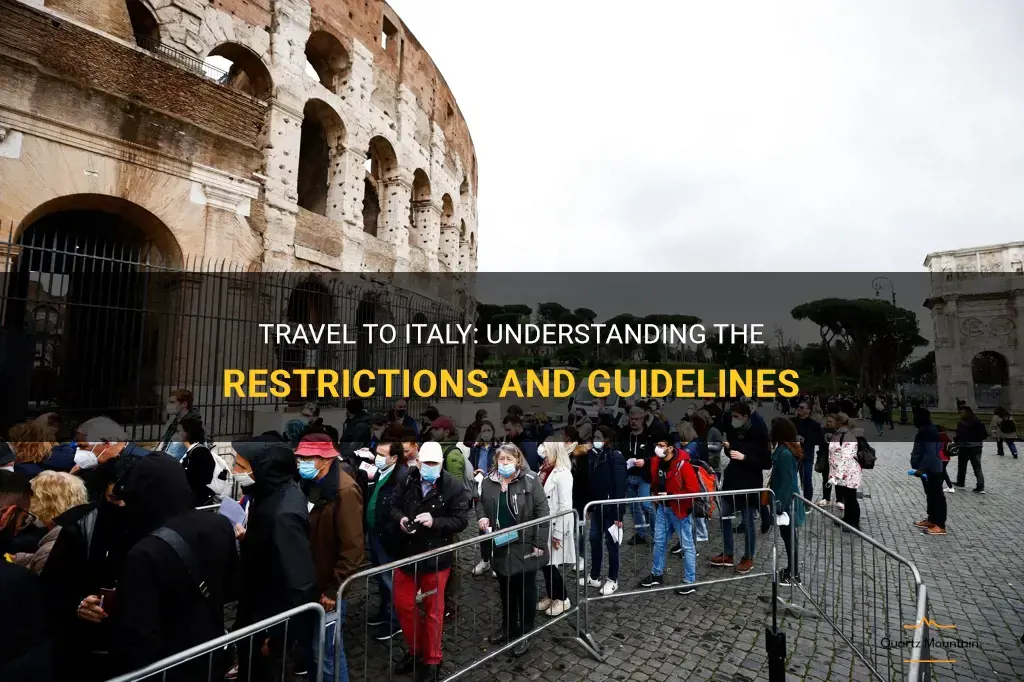 is travel to italy restricted