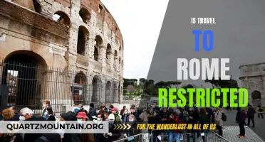 Exploring the Restrictions on Travel to Rome: What You Need to Know