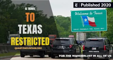 Is Travel to Texas Restricted?