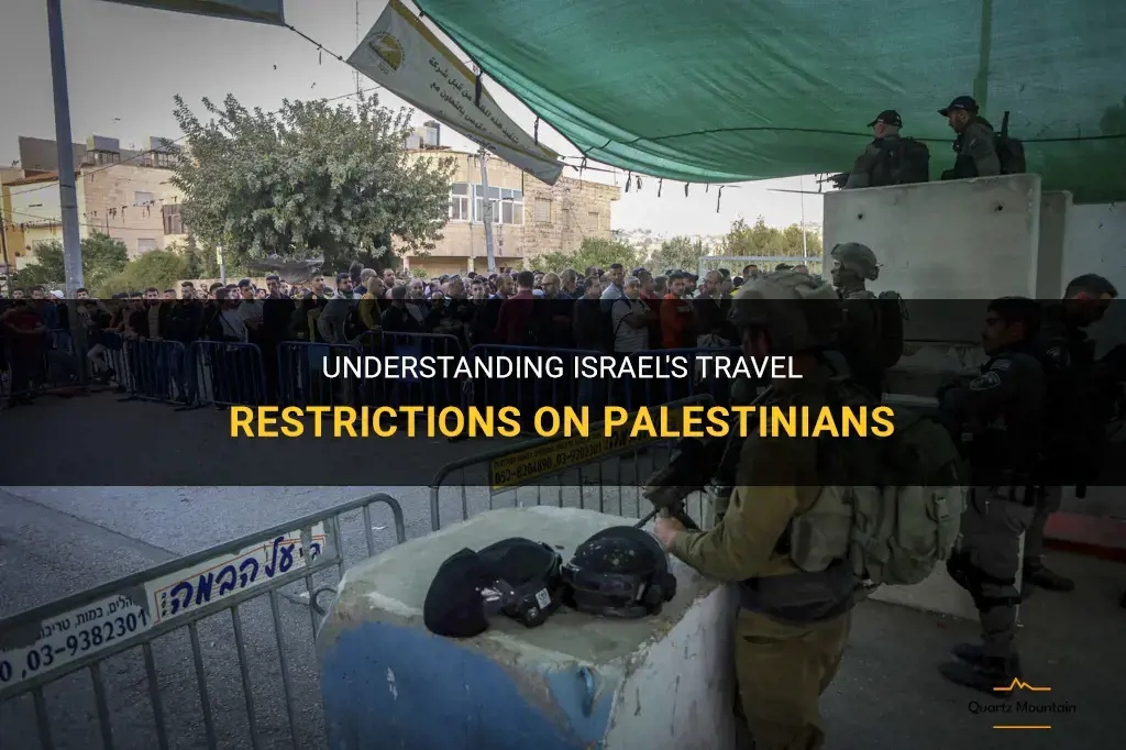 israel travel restrictions on palestininans