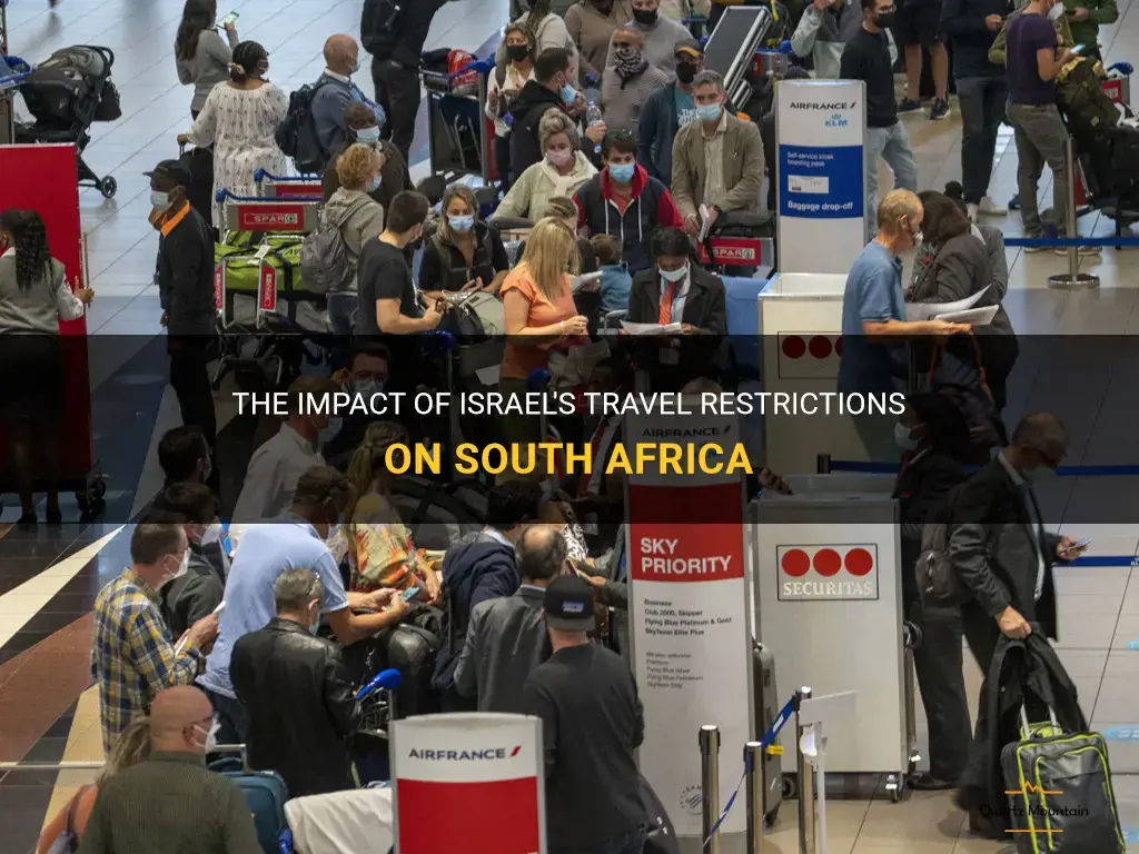 israel travel restrictions south africa