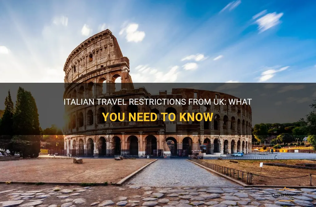 italian travel restrictions from uk