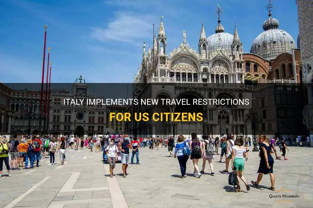 italy new travel restrictions for us citizens