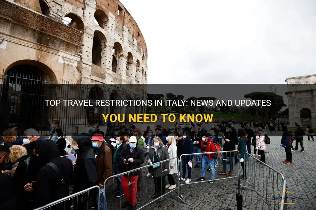 italy news travel restrictions