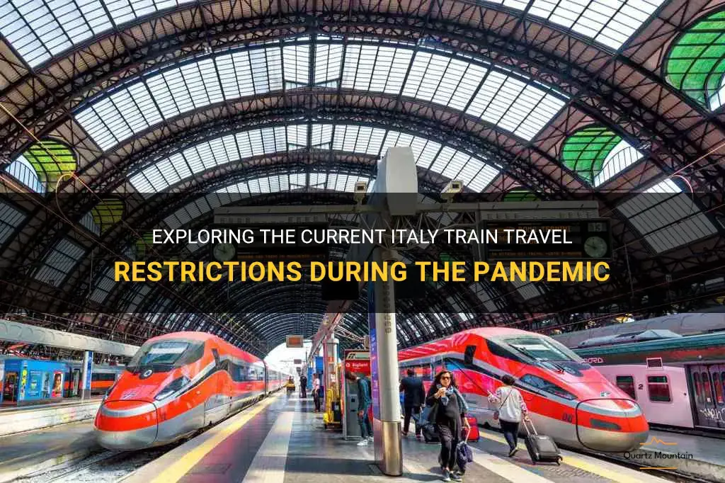 italy train travel restrictions