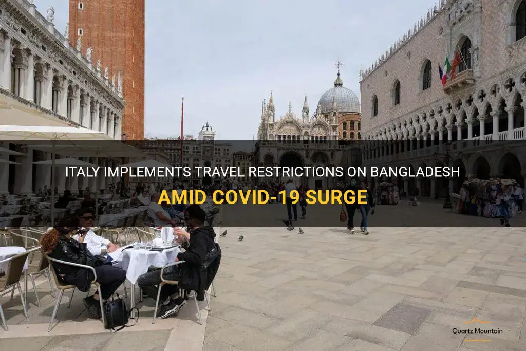italy travel restrictions from bangladesh