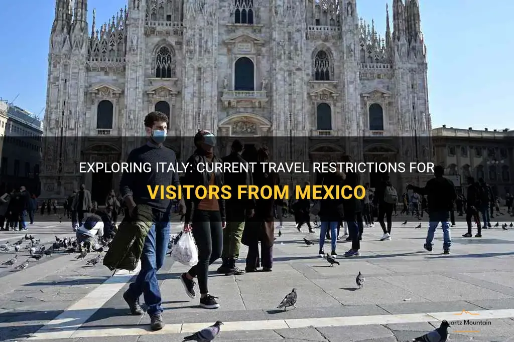 italy travel restrictions from mexico
