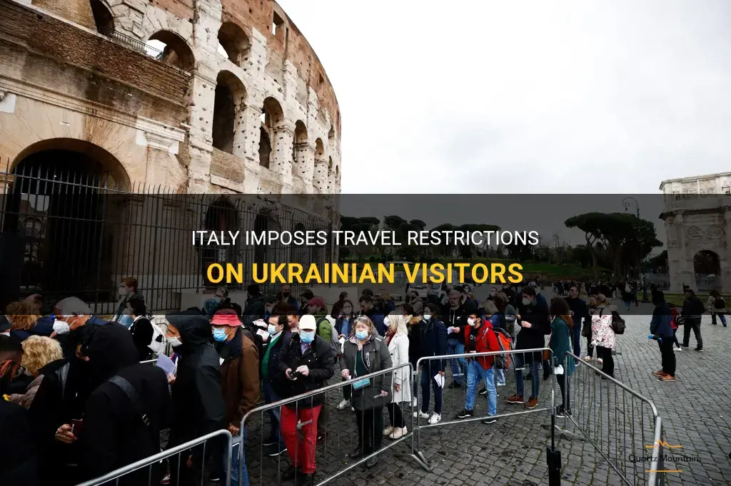 italy travel restrictions from ukraine