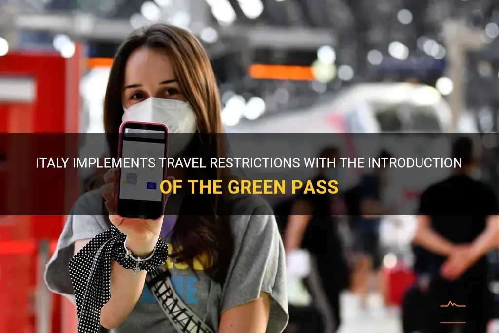 italy travel restrictions green pass